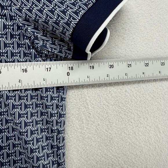 Greyson Polo Shirt Womens Medium Blue Rocket Mortgage Detroit Monogram Golf NEW - Picture 9 of 11